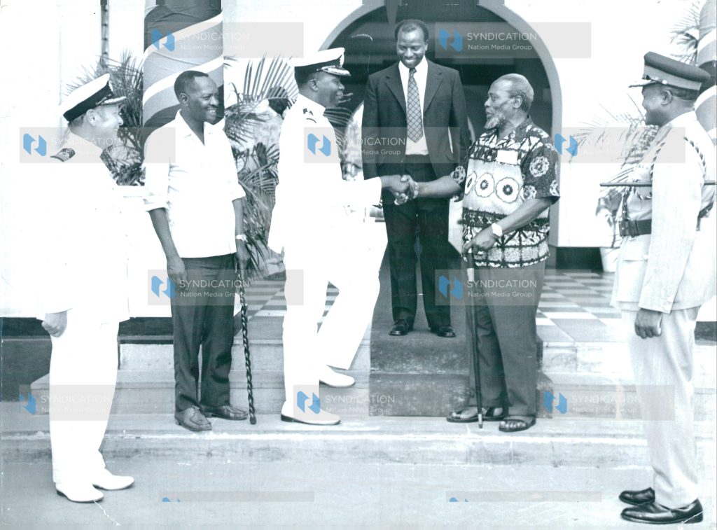 Col. Jimmy Collins Kimaro is appointed the new Commander of the Kenya Navy by President Jomo Kenyatta