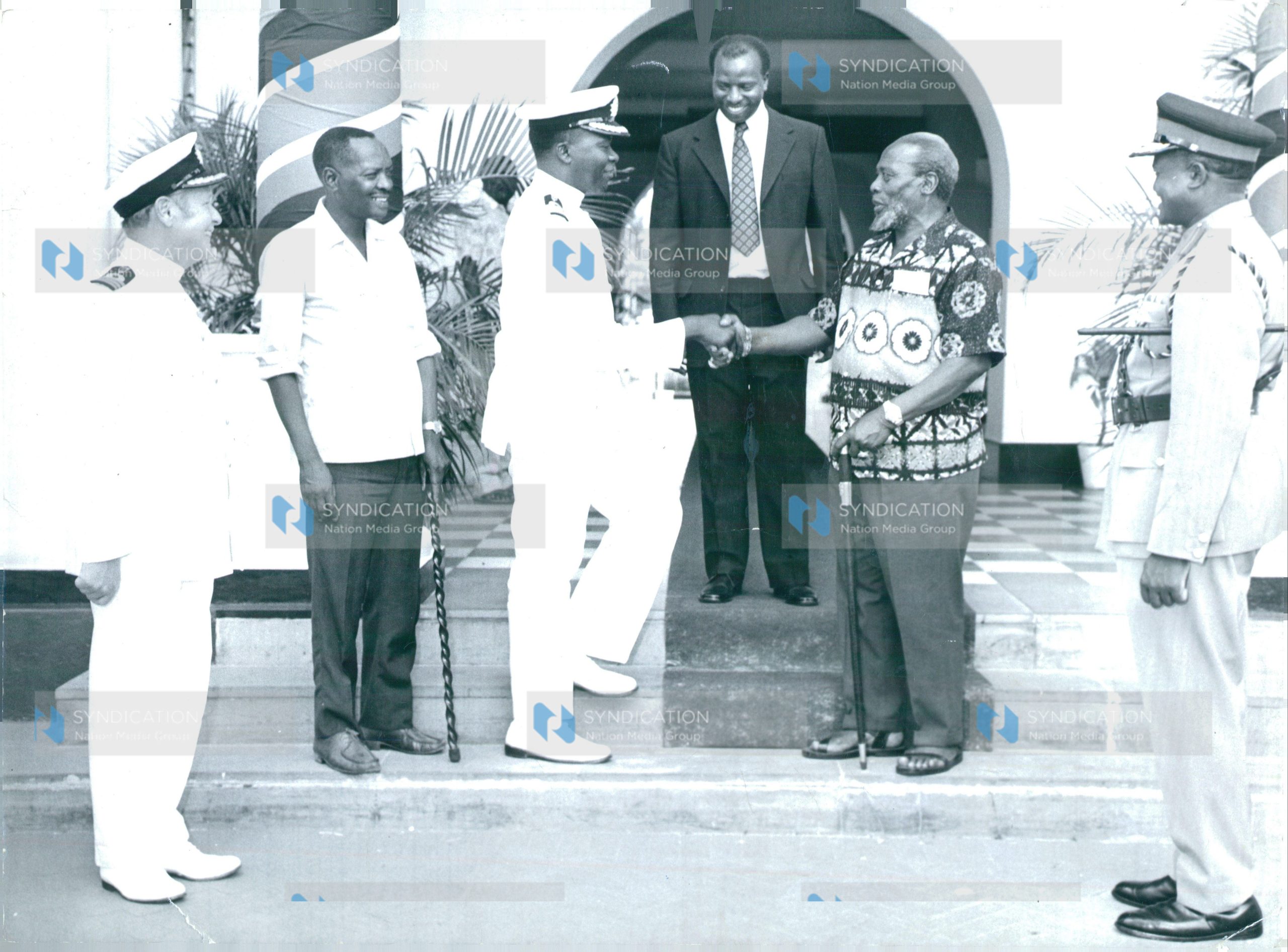 Col. Jimmy Collins Kimaro is appointed the new Commander of the Kenya Navy by President Jomo Kenyatta