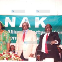 The National Alliance Party of Kenya (NAK) unveils its General Election line-up at Ufungamano House