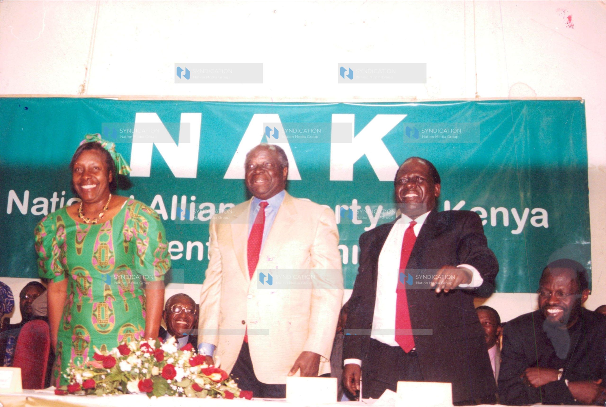 The National Alliance Party of Kenya (NAK) unveils its General Election line-up at Ufungamano House