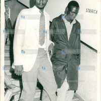 Advocate Gitobu Imanyara (left) is jailed for five years for stealing Sh.300,000