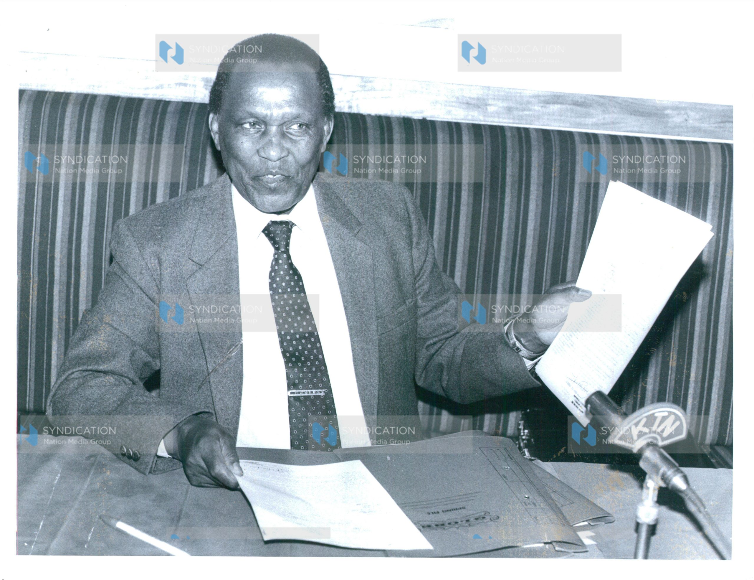 Former Cabinet Minister Paul Joseph Ngei