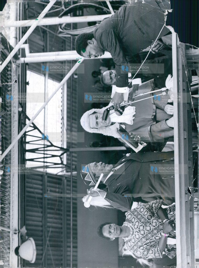 Mzee Jomo Kenyatta is sworn in as the President in 1964