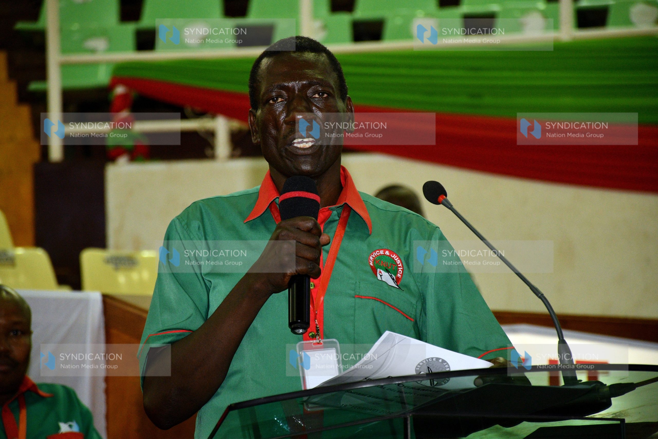 KNUT Secretary General Collins Oyuu