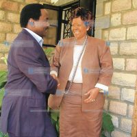 Kitui west MP Nyiva Mwendwa and ODM-K presidential candidate Kalonzo Musyoka