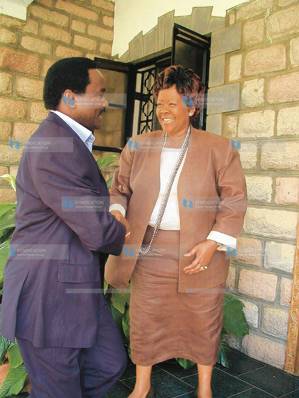 Kitui west MP Nyiva Mwendwa and ODM-K presidential candidate Kalonzo Musyoka