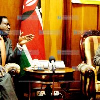 Vice President Kalonzo Musyoka holds talks with Venezuela Ambassador to Kenya Ms. Jacqueline Mendoza