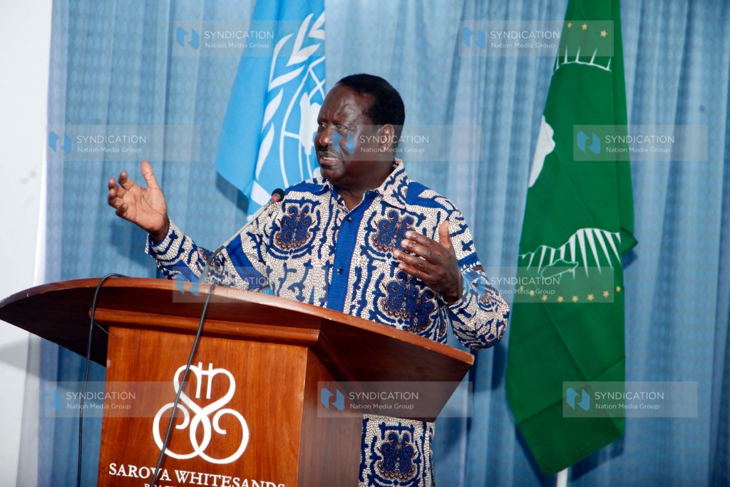 Kenya’s High Representative for Infrastructure Development in Africa, Raila Odinga