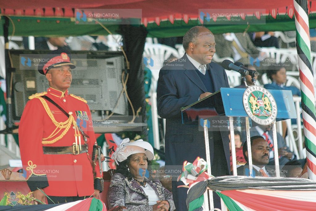 President Mwai Kibaki addresses the nation