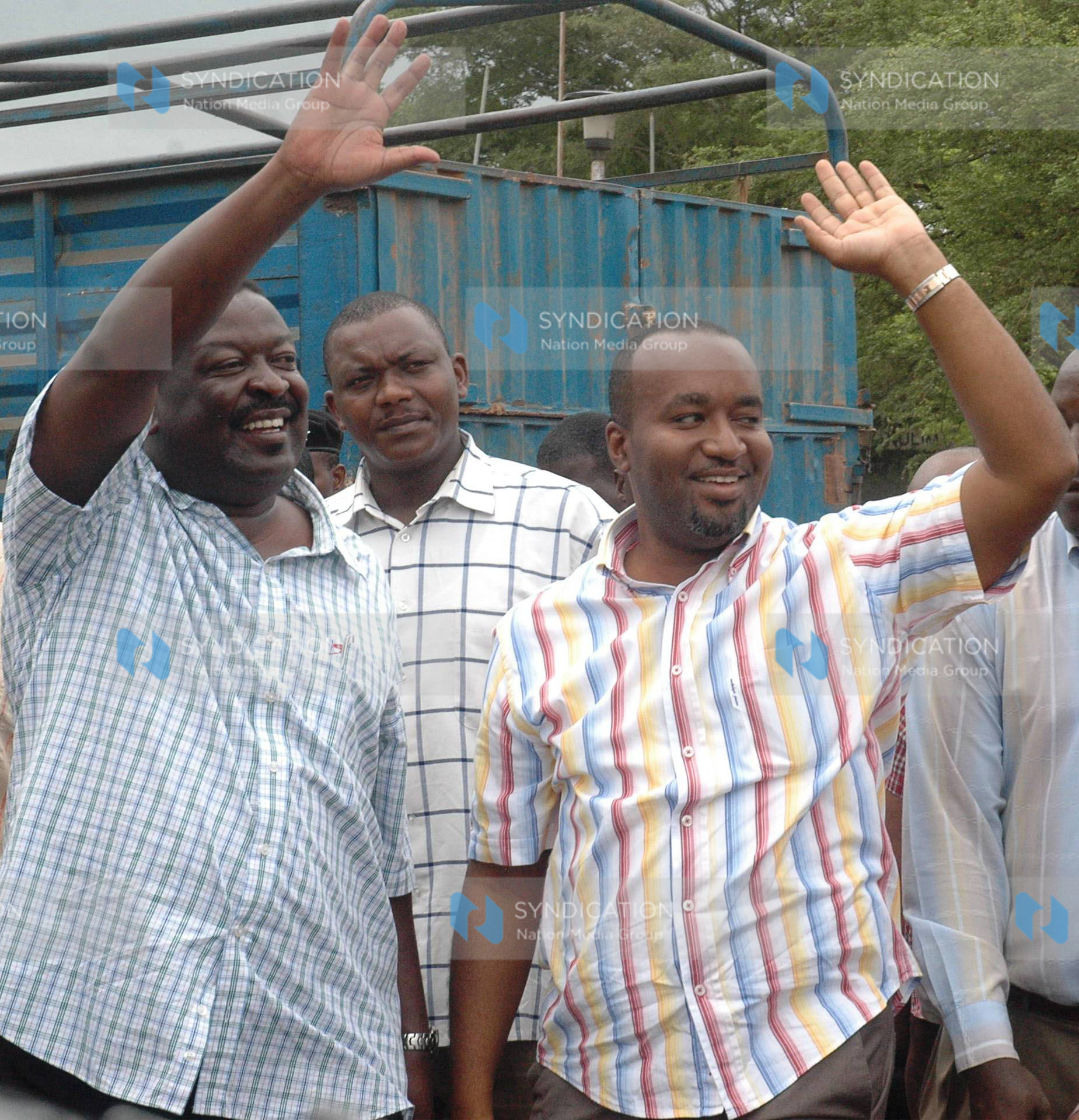 Kisauni constituency MP Hassan Ali Joho and the deputy Prime Minister Musalia Mudavadi