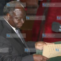 President Mwai Kibaki during the State opening of Parliament