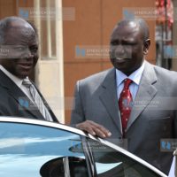 President Mwai Kibaki and Agriculture Minister William Ruto