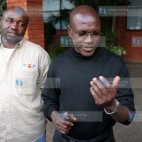 Dr Bony Khalwale briefs the press
