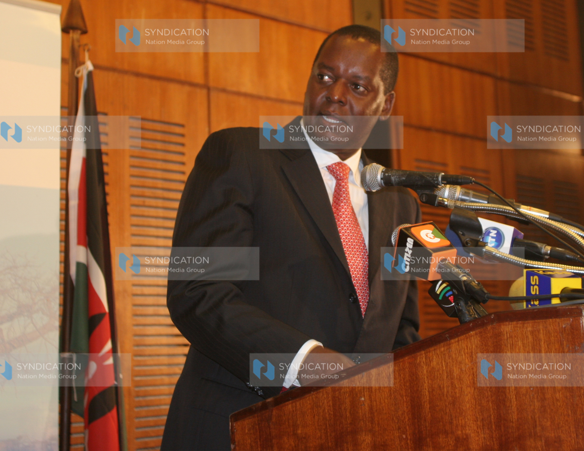 Minister for Trade Amos Kimunya