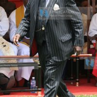 Former Attorney General Charles Njonjo leaves ACK St. James Cathedral