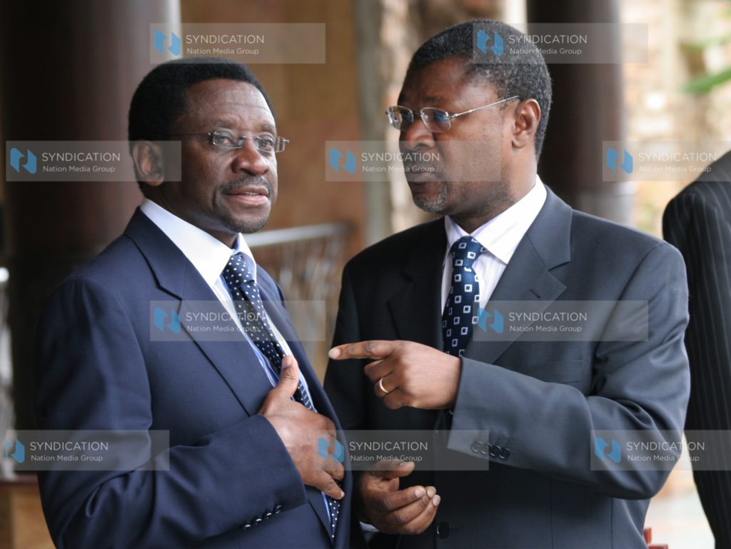 Ministers James Orengo and Moses Wetangula