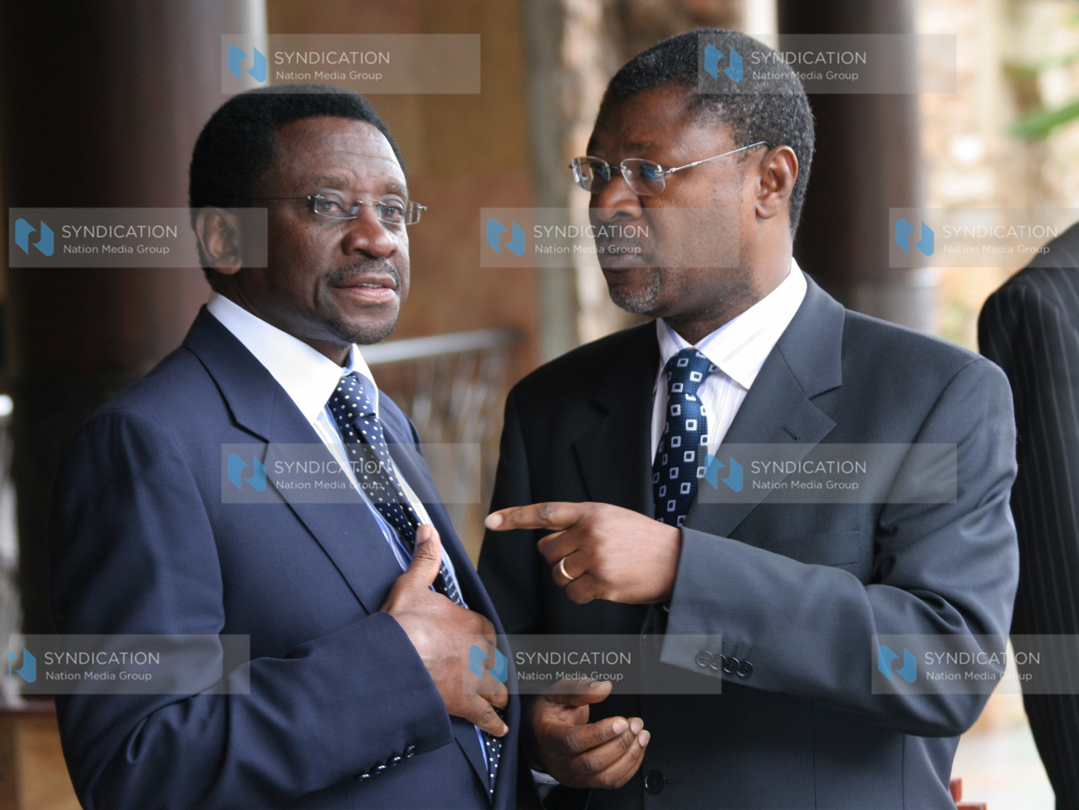 Ministers James Orengo and Moses Wetangula