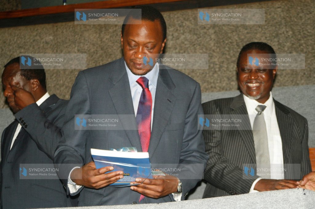 Deputy Prime Minister and Minister for Finance Uhuru Kenyatta
