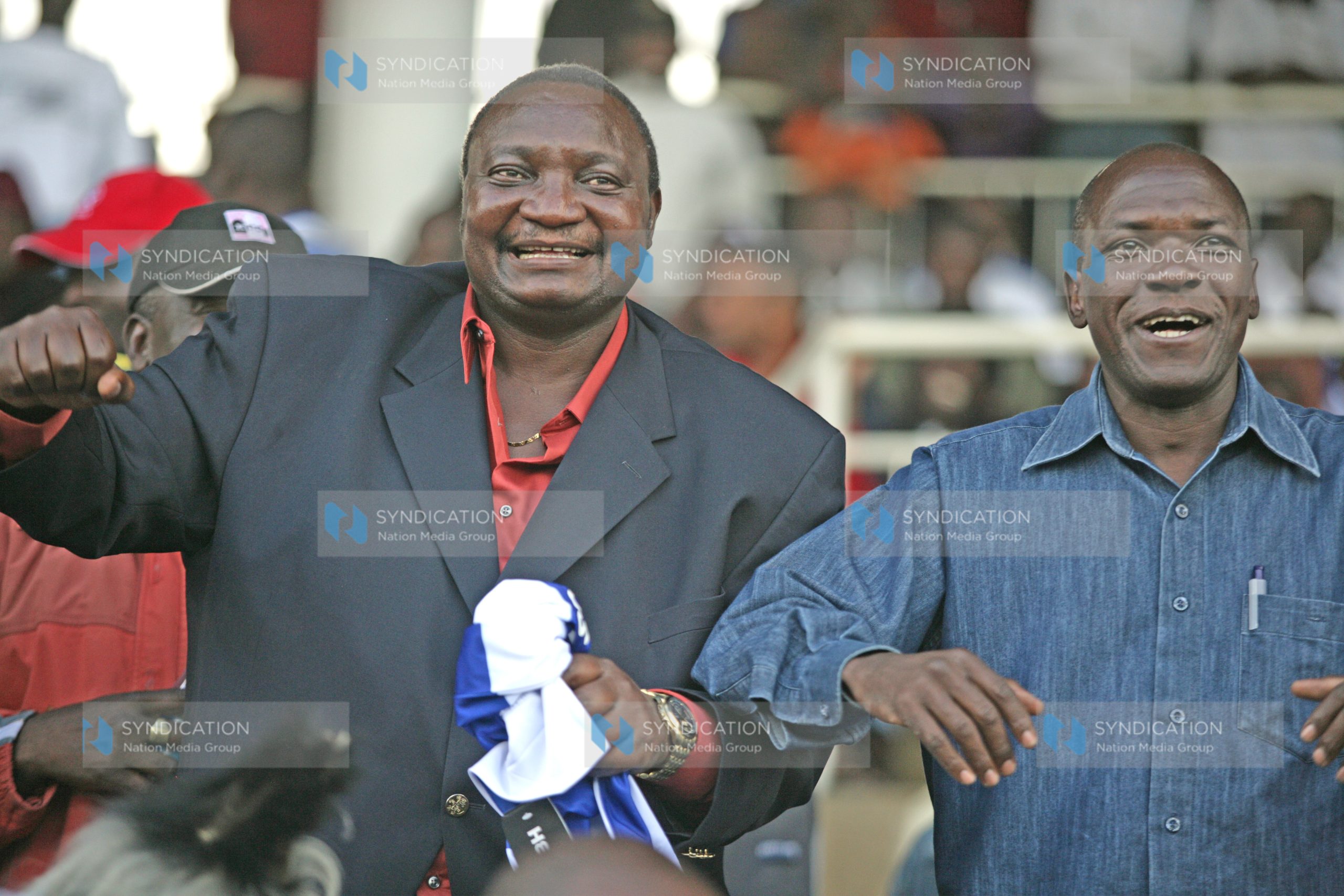 Alex Ole Magelo the AFC chairman and Hon Boni Khalwale