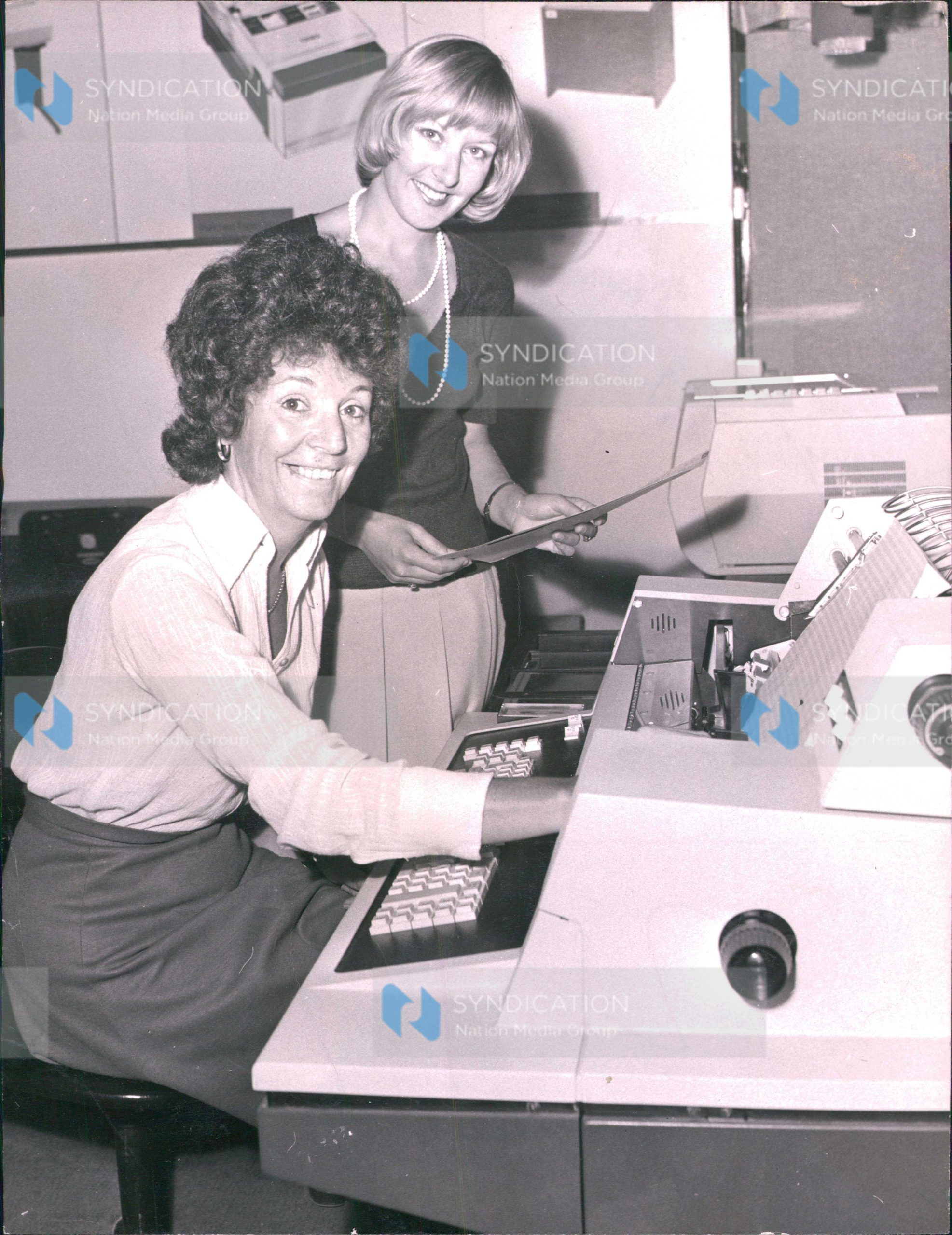 Two programmers, Monica D. and Carolyn Dyer