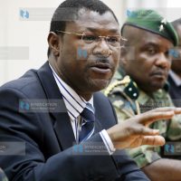 Foreign Affairs Minister Moses Wetangula addresses a media briefing