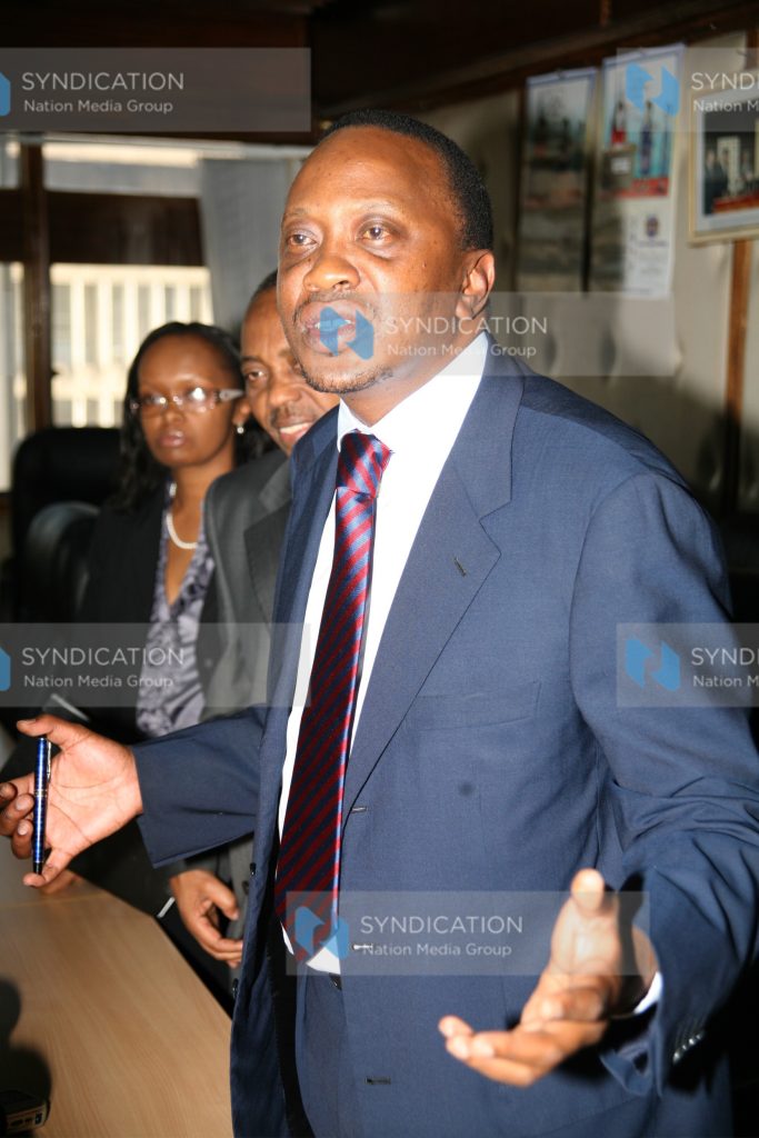 Finance Minister Uhuru Kenyatta