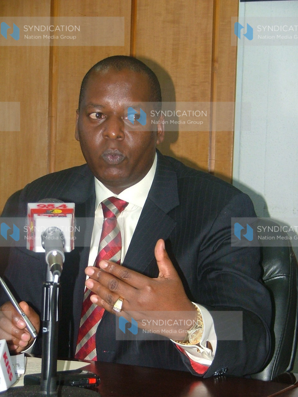 Finance Minister Amos Kimunya