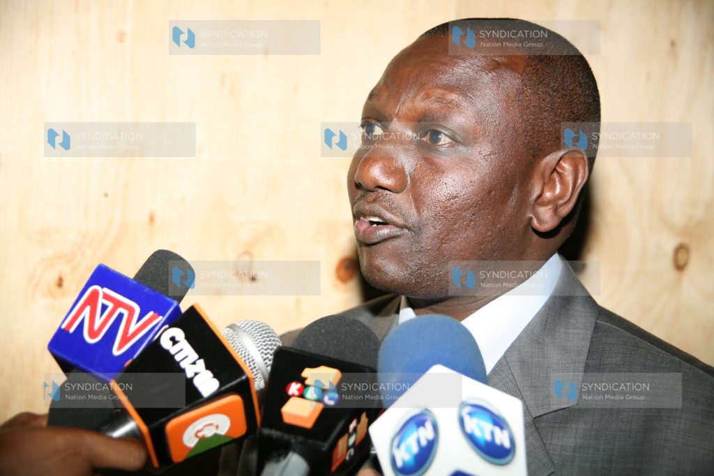 Agriculture minister William Ruto