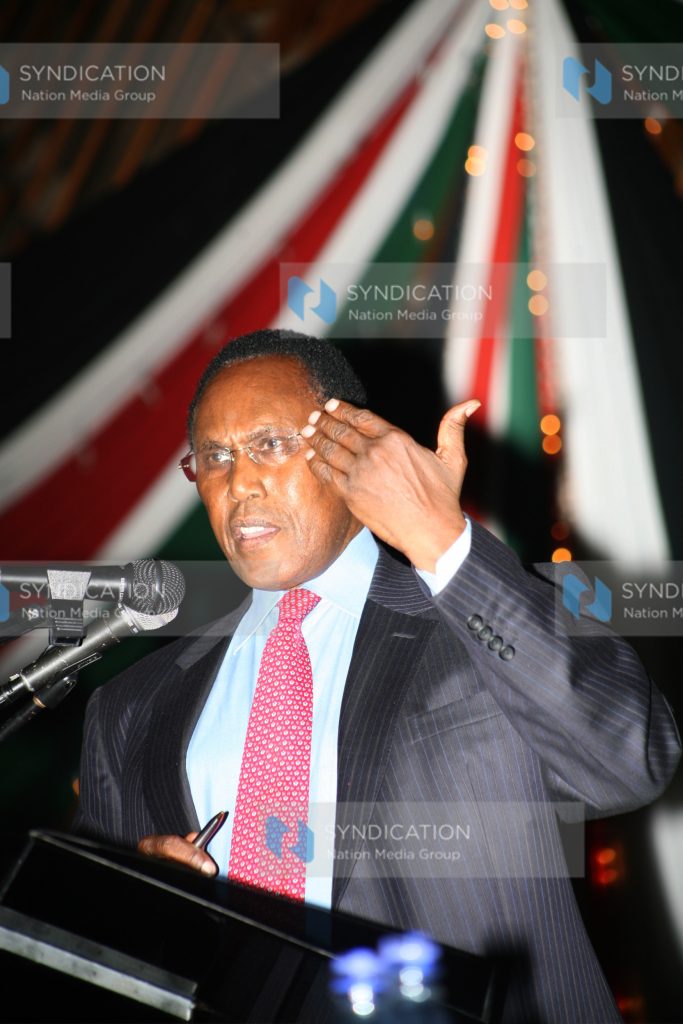 Internal Security Minister George Saitoti