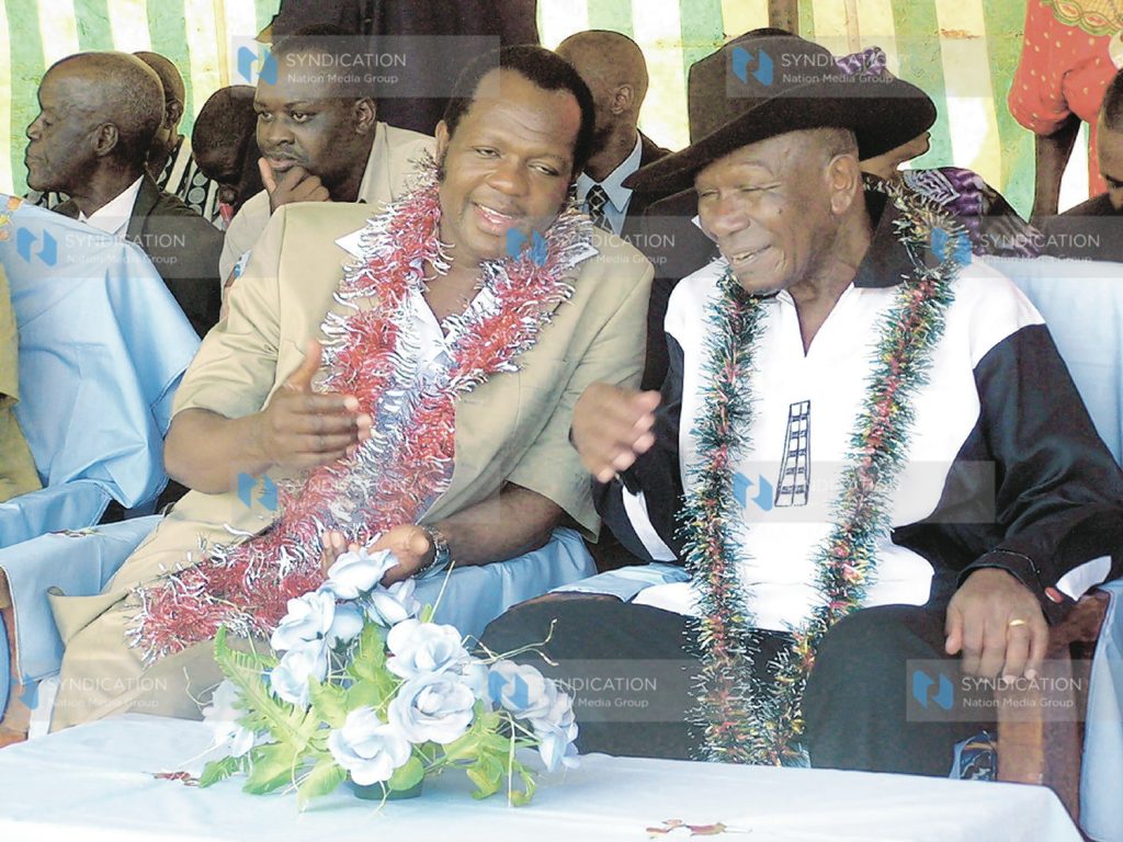 Vice-President Moody Awori and foreign affairs minister Raphael Tuju