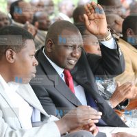 Saboti MP Eugene Wamalwa and Agriculture Minister William Ruto