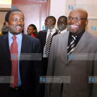 Mr. Kalonzo Musyoka and Mr. David Maingi CEO Kenya Film Commission