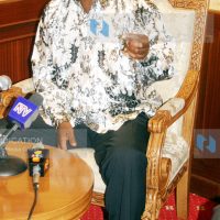 Prime Minister Raila Odinga briefs journalists