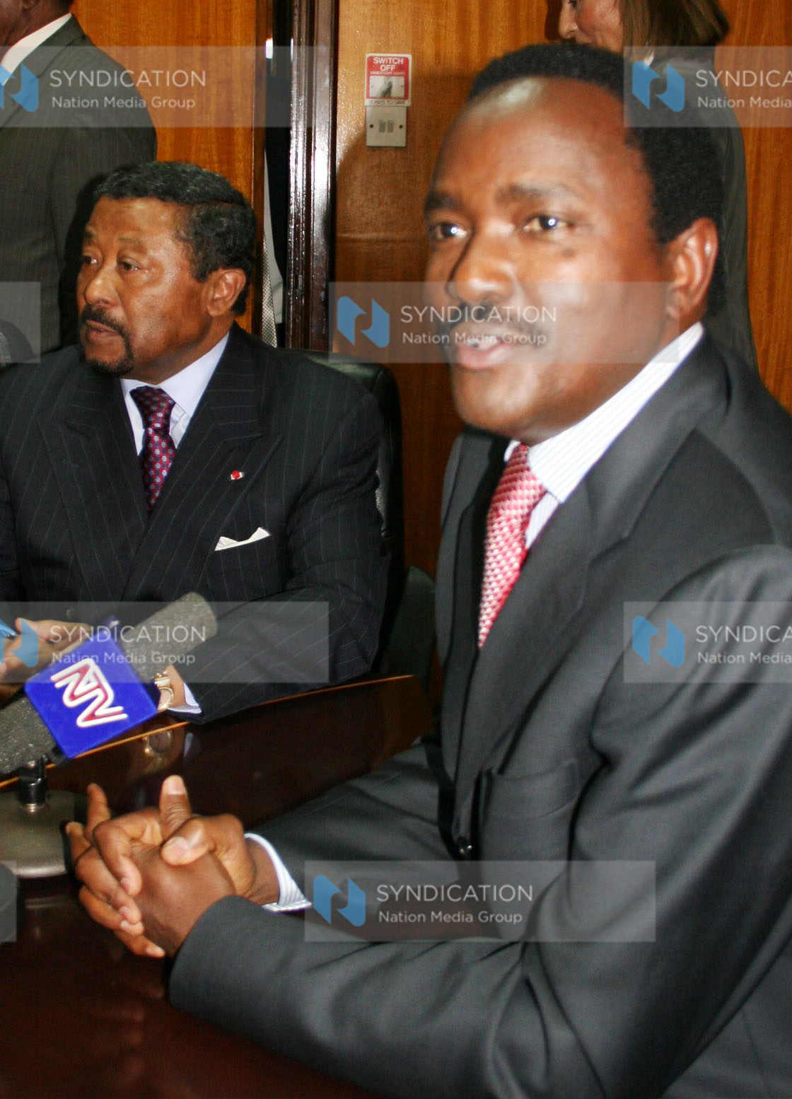 Vice President Kalonzo Musyoka addresses the press