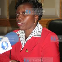 Justice minister Martha Karua