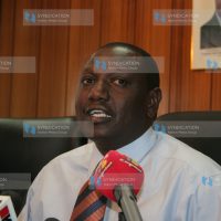 Agriculture minister William Ruto