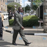 Agriculture minister William Ruto arrives at Intercontinental House
