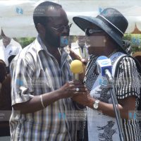 Medical Services Minister Prof. Anyang’ Nyong’o, confers with Public Health Minister Ms. Beth Mugo
