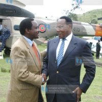 VP Kalonzo Musyoka and Internal Security minister George Saitoti