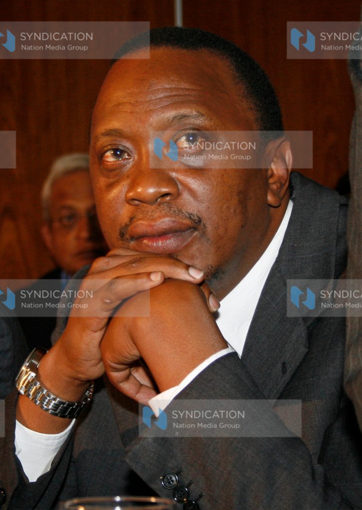 Finance minister Uhuru Kenyatta