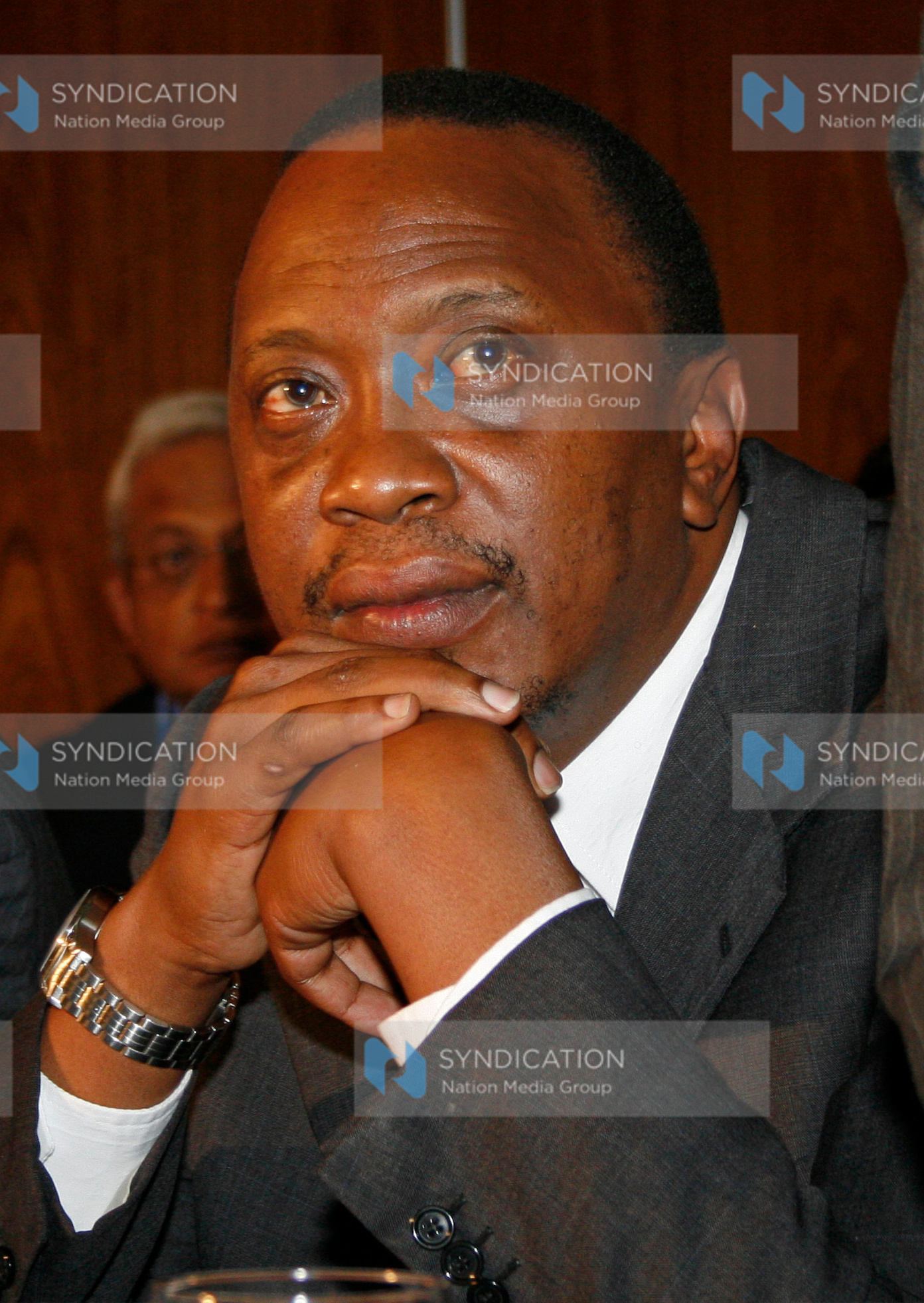 Finance minister Uhuru Kenyatta