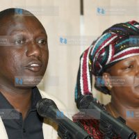 Agriculture minister William Ruto and Special Programs minister Naomi Shaban