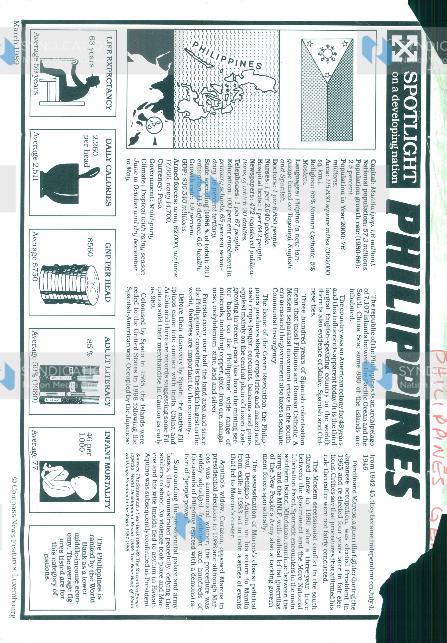 The Republic of the Philippines is an archipelago of 7,107 islands