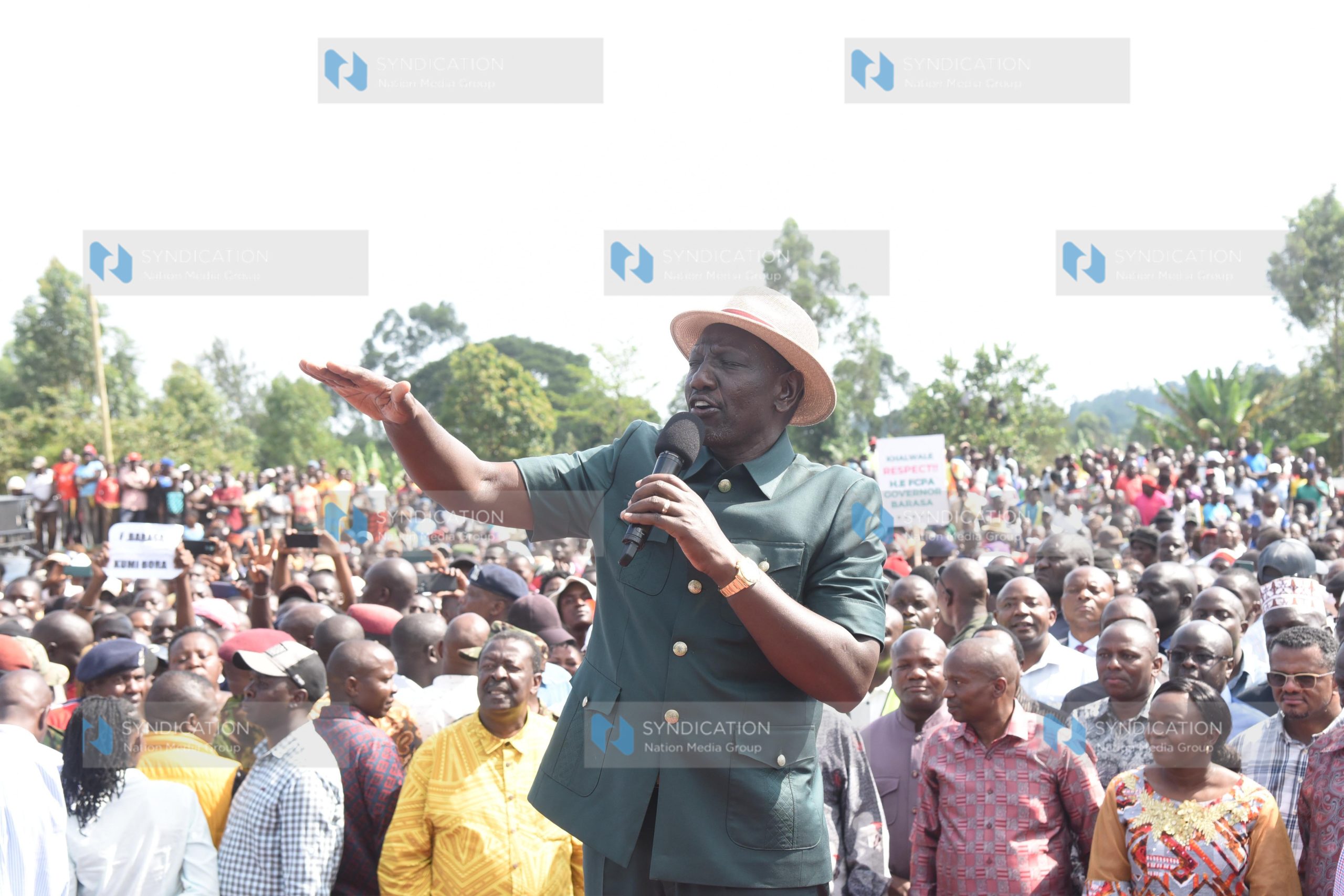 President William Ruto at Khwisero