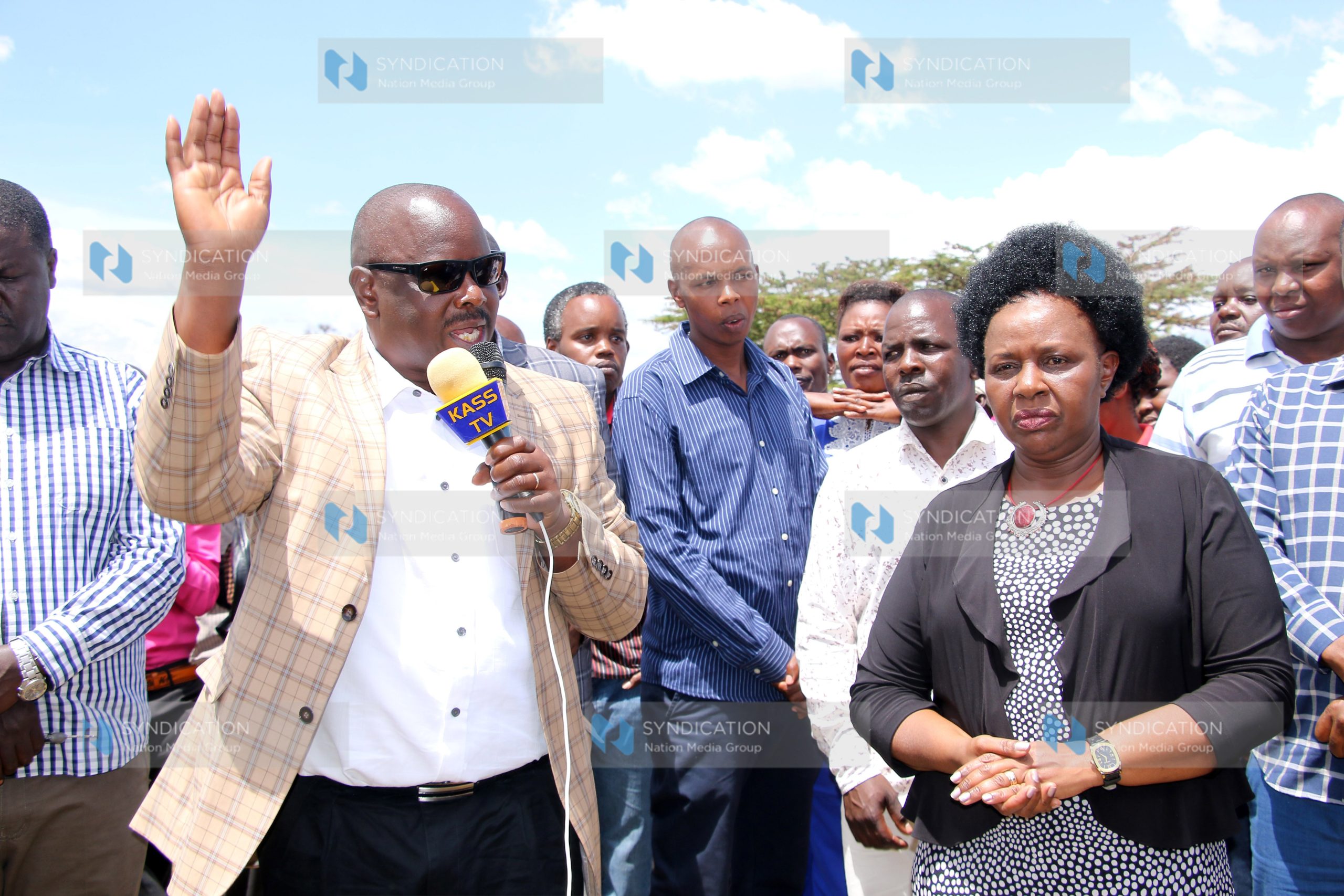 Bomet Governor Dr Joyce Laboso and former Bomet Governor Isaac Ruto