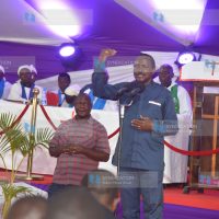 Wiper leader Kalonzo Musyoka addressing at Mabole village Butere