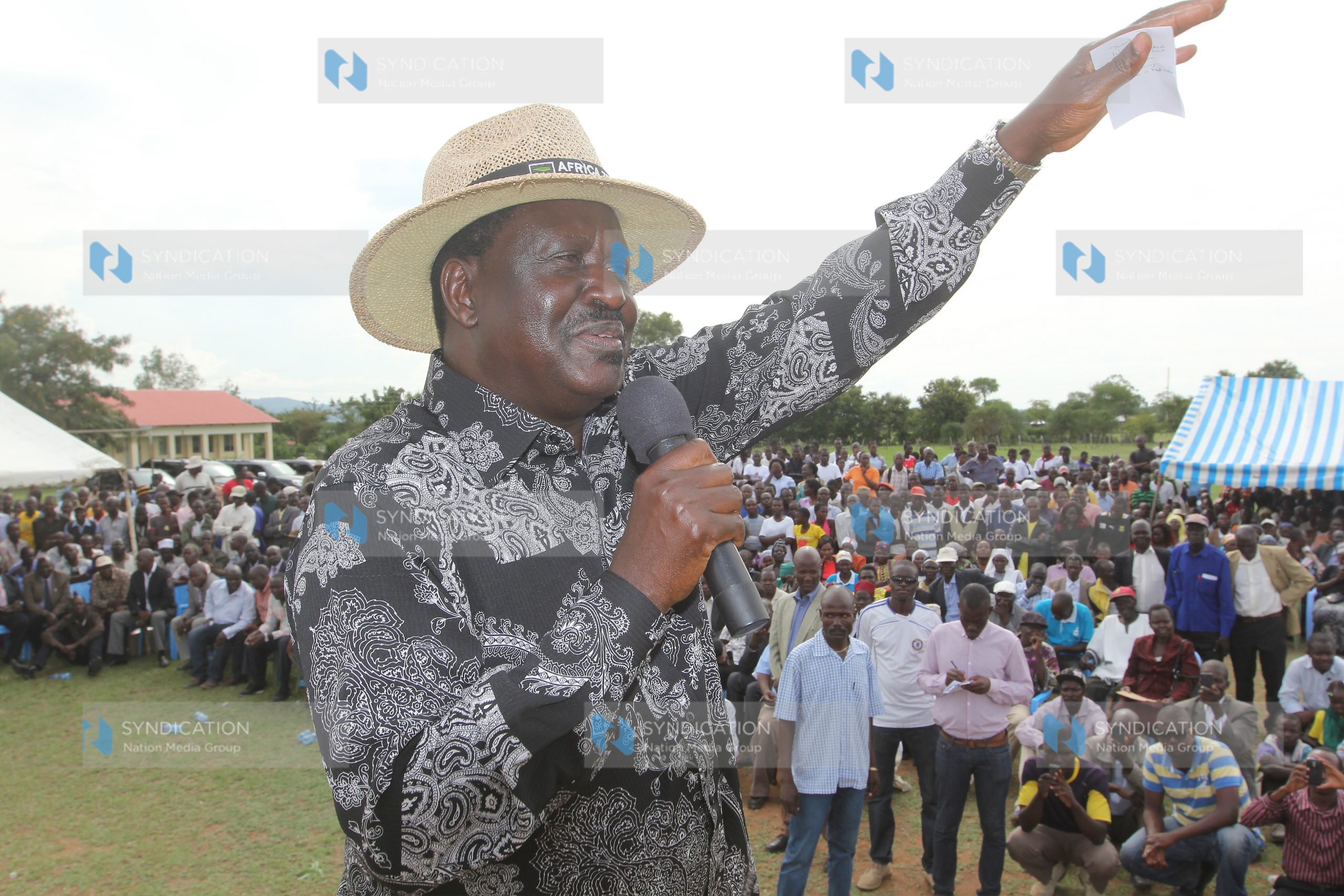 Former Prime Minister Raila Odinga