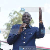 President William Ruto addressing at Khwisero Technical Training college