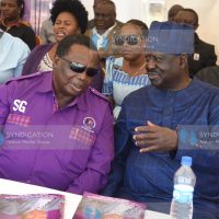 Azimio leader Raila Odinga confers with COTU secretary general Francis Atwoli