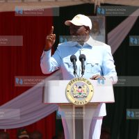 President William Ruto makes his speech